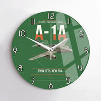 Thumbnail for Messerschmitt Me 262A-1a design on green no frame wall clock