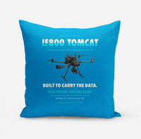 Thumbnail for Inspired Flight IF800 Tomcat design on turquoise pillow