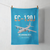 Thumbnail for EC-130J Commando Solo III design on turquoise towel