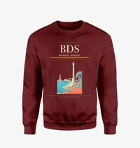 Thumbnail for Brindisi Airport BDS Sweatshirt - Wine Red