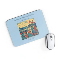 Thumbnail for VINTAGE G4418 - The Lightkeeper Rotation - Designed Mouse Pads design on lightblue rectangle