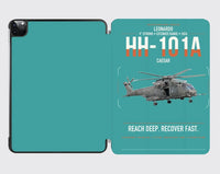 Thumbnail for Leonardo HH-101A Caesar design on turquoise ipad tablet case