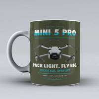 Thumbnail for Mini 5 Pro Mug design on green army dji