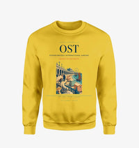 Thumbnail for Ostend-Bruges International Airport (OST) design on yellow sweatshirt