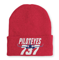 Thumbnail for Amazing Piloteyes737 Embroidered Beanie - view 9