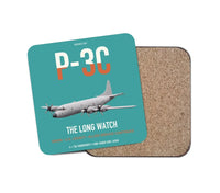Thumbnail for P-3C Orion design on turquoise 1 piece coaster