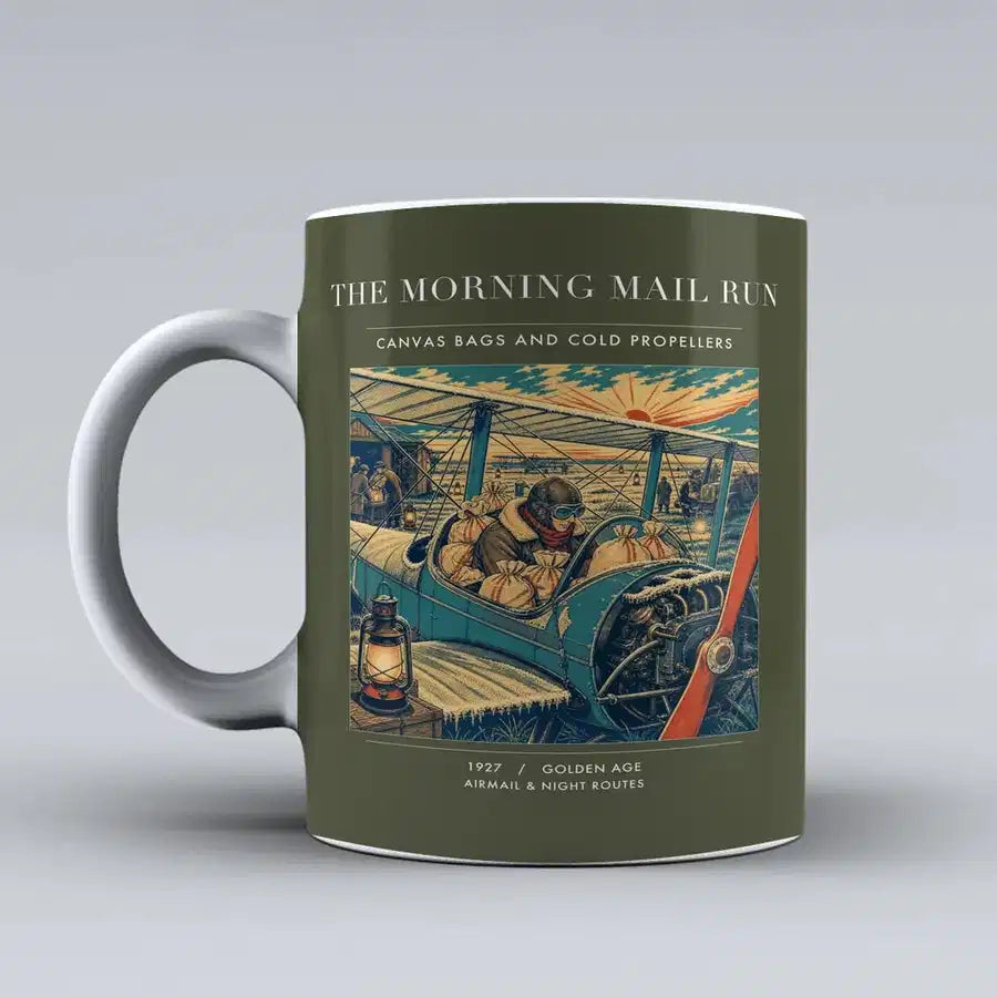VINTAGE G4146 - The Morning Mail Run - Ceramic Mug design on greenarmy