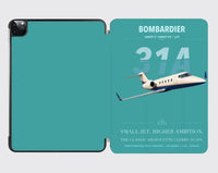 Thumbnail for Bombardier Learjet 31A design on turquoise ipad tablet case