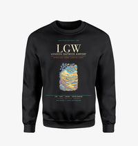 Thumbnail for London Gatwick Airport LGW Sweatshirt - Black