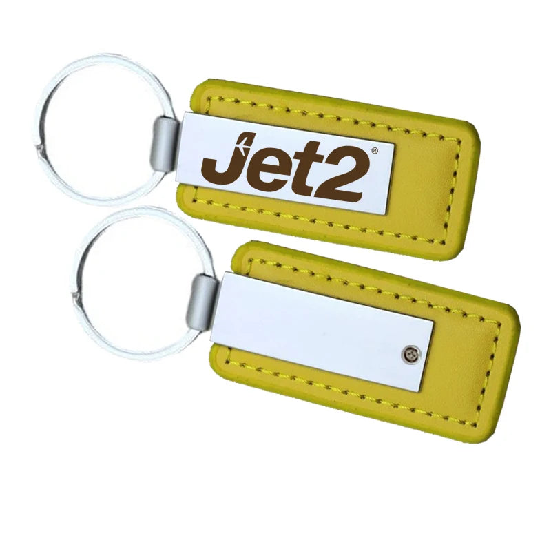 Customisable JET2 Airlines Faux Leather Key Chain - view 10