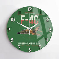 Thumbnail for F-4C Phantom II design on green no frame wall clock
