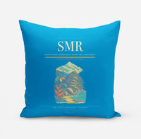 Thumbnail for Simón Bolívar International Airport (SMR) design on turquoise pillow