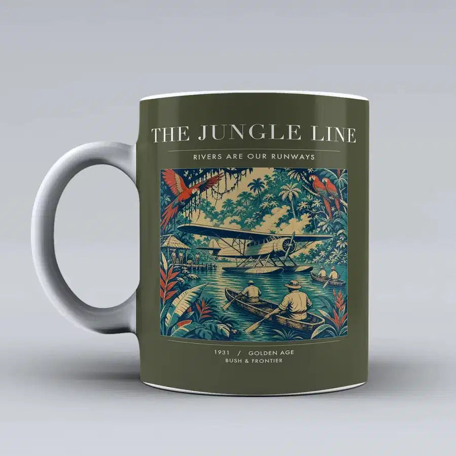 VINTAGE G4023 - The Jungle Line - Ceramic Mug design on greenarmy