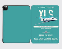 Thumbnail for Cessna Citation XLS design on turquoise ipad tablet case