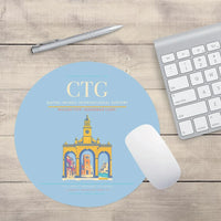 Thumbnail for Rafael Nunez International Airport CTG Mouse-Pad Round - Light Blue