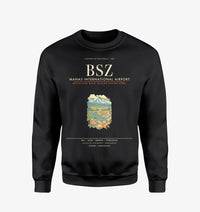 Thumbnail for Manas International Airport Bishkek BSZ Sweatshirt - Black