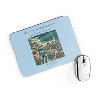 Thumbnail for VINTAGE G4495 - The Monsoon Break Sprint - Designed Mouse Pads design on lightblue rectangle