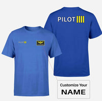 Thumbnail for Customisable Pilot & Stripes T-Shirt - view 9