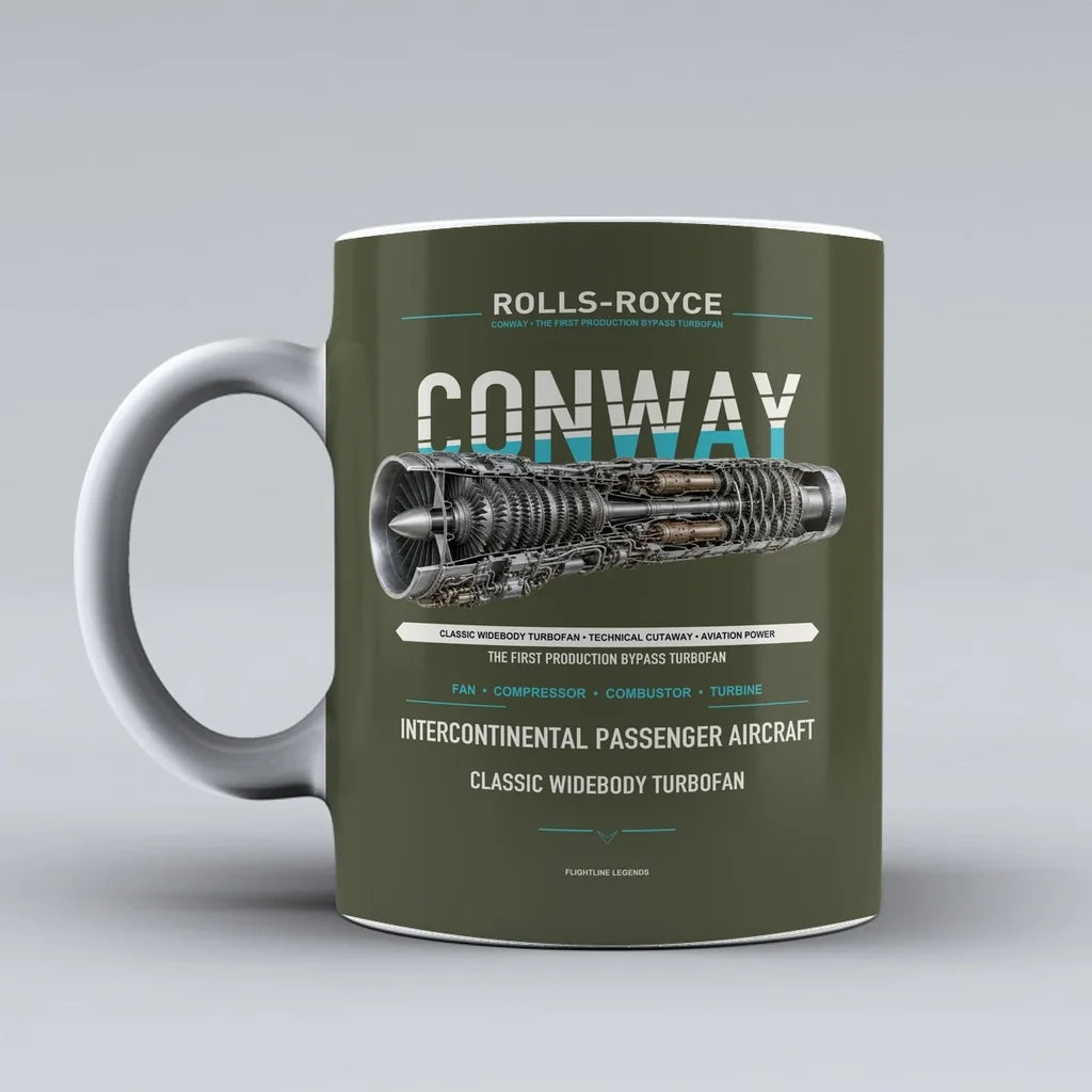 Mug design on green army conway
