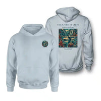 Thumbnail for VINTAGE G4062 - The Fjord Station - Double-Side Hoodie design on lightblue double side