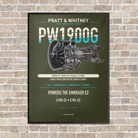 Thumbnail for PW1900G vertical canvas print - framed - green army background