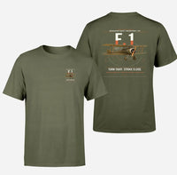 Thumbnail for Sopwith Camel F.1 design on green army t-shirt, double-side print
