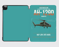 Thumbnail for AgustaWestland AH-129D Mangusta design on turquoise ipad tablet case