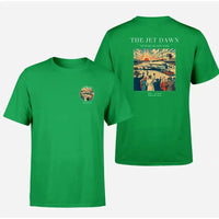 Thumbnail for VINTAGE G4113 - The Jet Dawn - Double-Side T-Shirt design on green double side t shirt