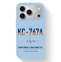 Thumbnail for Boeing KC-767A design on light blue magsafe iphone case, for iPhone 17 Pro