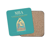 Thumbnail for Moi International Airport (MBA) design on turquoise 1 piece coaster