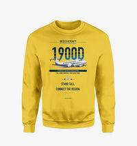 Thumbnail for Beechcraft 1900D design on yellow sweatshirt