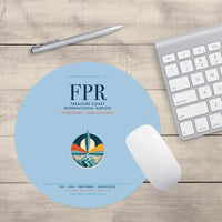 Thumbnail for Treasure Coast International Airport (FPR) design on light blue round mouse pad