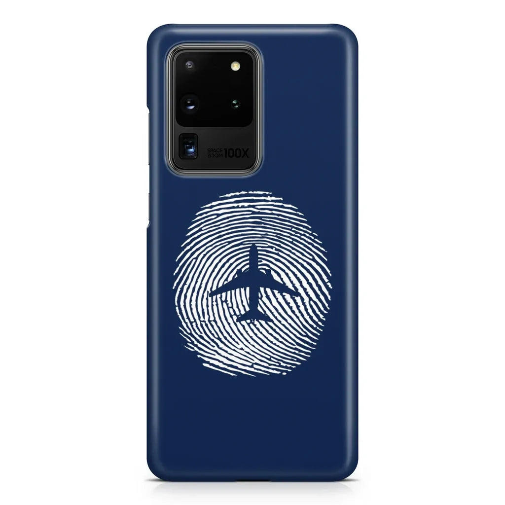 Aviation Finger Print Samsung Case - view 3