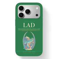 Thumbnail for Luanda Airport (LAD) design on green iPhone 17 Pro MagSafe case