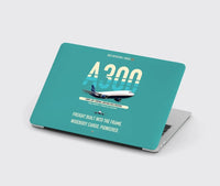 Thumbnail for Airbus A300F4-203 design on turquoise MacBook case