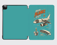 Thumbnail for How Planes Fly V2 design on turquoise ipad tablet case