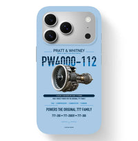 Thumbnail for PW4000-112 Case design on light blue iphone case
