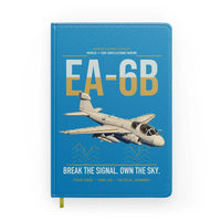 Thumbnail for EA-6B Prowler design on turquoise notebook