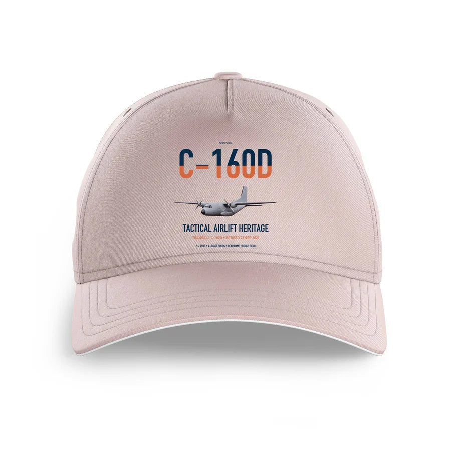 Transall C-160D design on pink printed hat