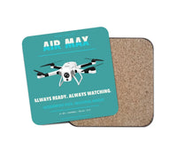 Thumbnail for Percepto Air Max design on turquoise 1 piece coaster