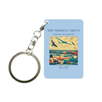 Thumbnail for VINTAGE G4474 - The Thermal Circus - Designed Key Chain design on lightblue