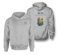 Thumbnail for Modesto City-County Airport (MOD) design on light gray double-side hoodie