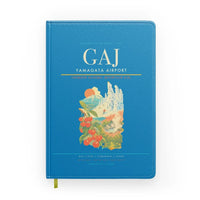 Thumbnail for Yamagata Airport (GAJ) design on turquoise notebook