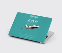 Thumbnail for Bombardier Challenger 605 design on turquoise MacBook case