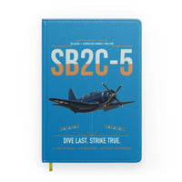 Thumbnail for SB2C-5 Helldiver design on turquoise notebook
