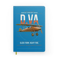 Thumbnail for Albatros D.Va design on turquoise notebook