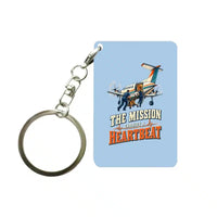 Thumbnail for SIGNAL 628 - The Mission Carries A Heartbeat - Key Chain design on light blue key chain