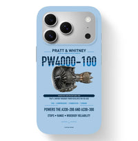 Thumbnail for PW4000-100 Case design on light blue iphone case