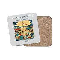Thumbnail for The Grass Strip Sunday - Designed Coasters design on light gray 1-piece