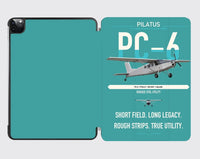 Thumbnail for Pilatus PC-6 Porter design on turquoise ipad tablet case